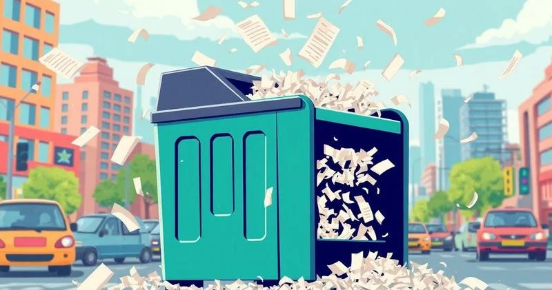 Descarte de documentos sigilosos em Linhares