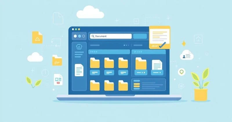Guardar documentos empresariais